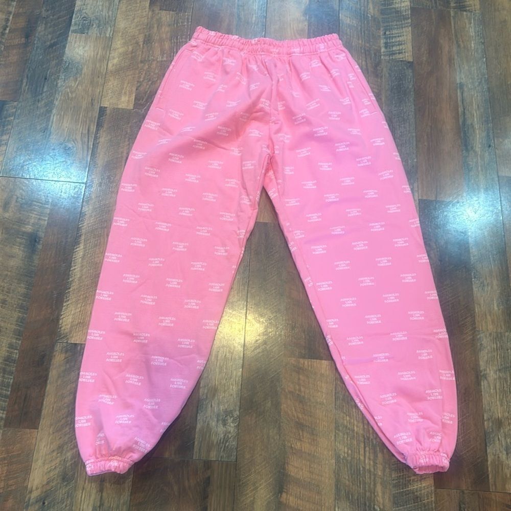 Assholes live forever sweatpants XL (2000C) NWOT